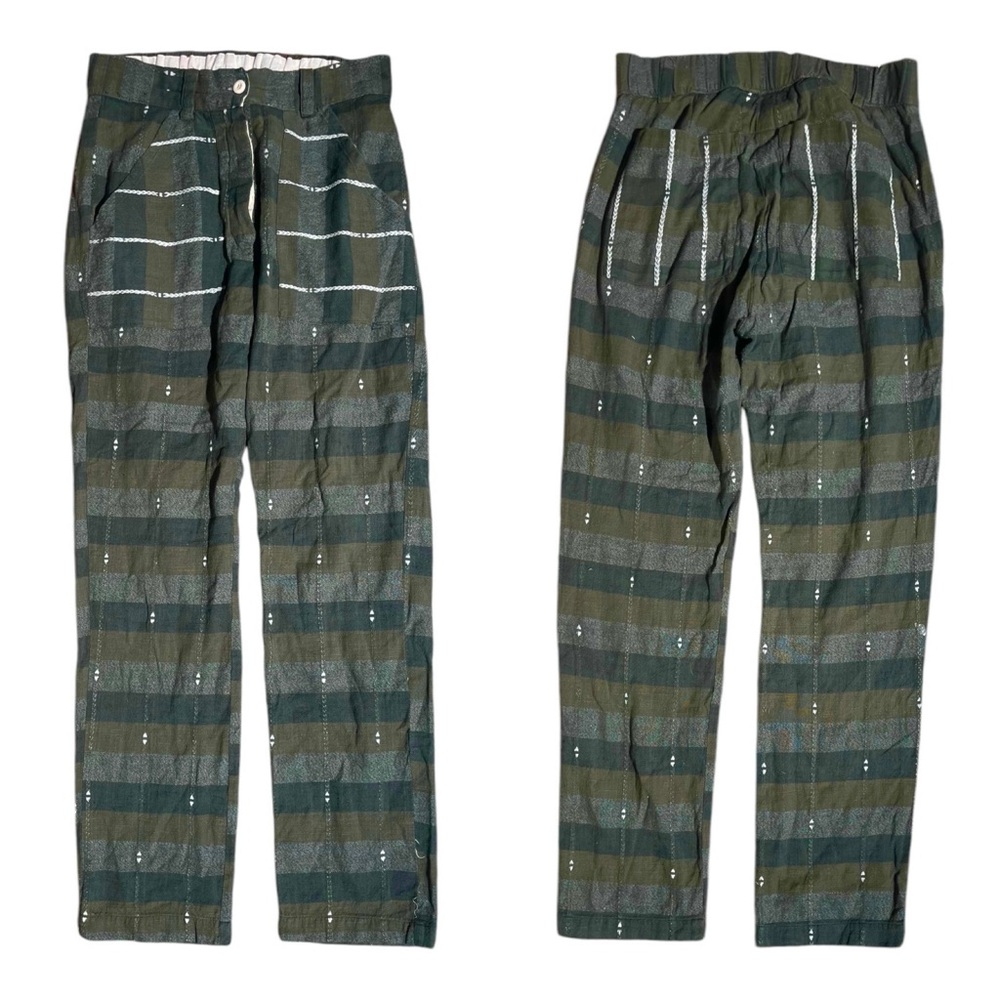 Ace & Jig Green Striped Pants